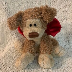 Gund dog named Snooky, 10 inches tall.